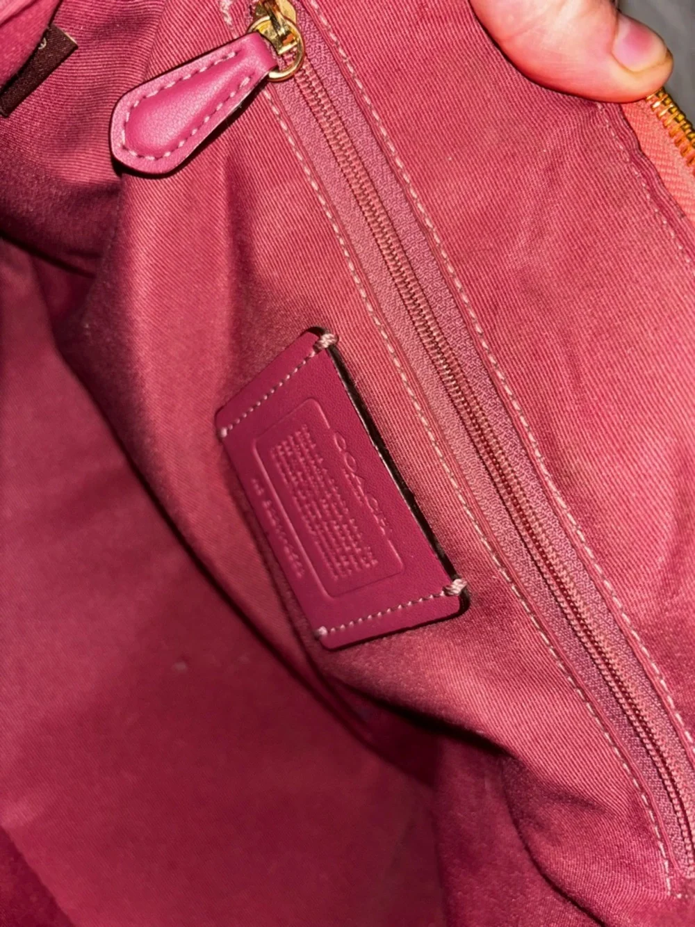 Pink Coach Bag - Picture 5 of 5